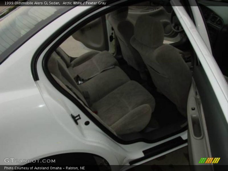 Arctic White / Pewter Gray 1999 Oldsmobile Alero GL Sedan