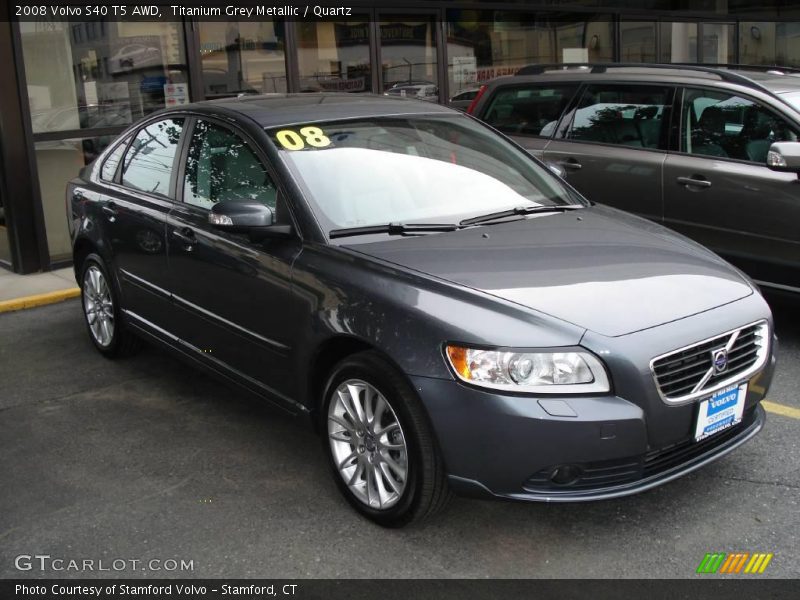 Titanium Grey Metallic / Quartz 2008 Volvo S40 T5 AWD