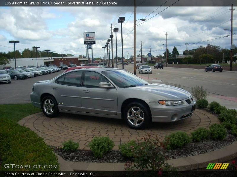 Silvermist Metallic / Graphite 1999 Pontiac Grand Prix GT Sedan