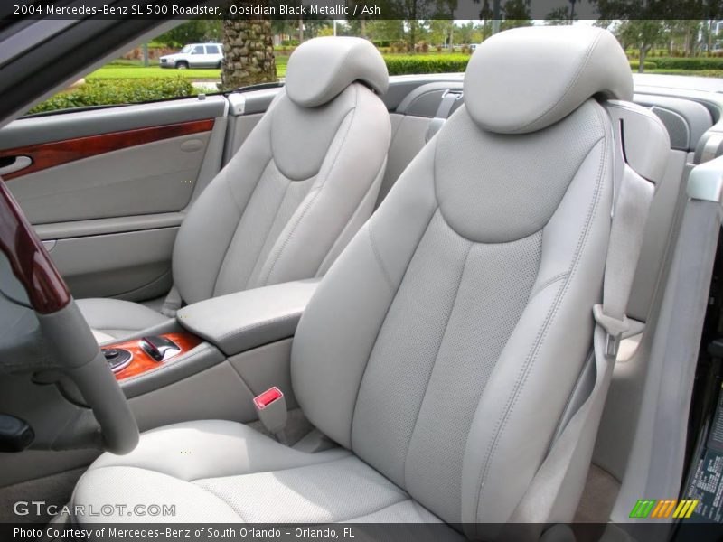 Obsidian Black Metallic / Ash 2004 Mercedes-Benz SL 500 Roadster
