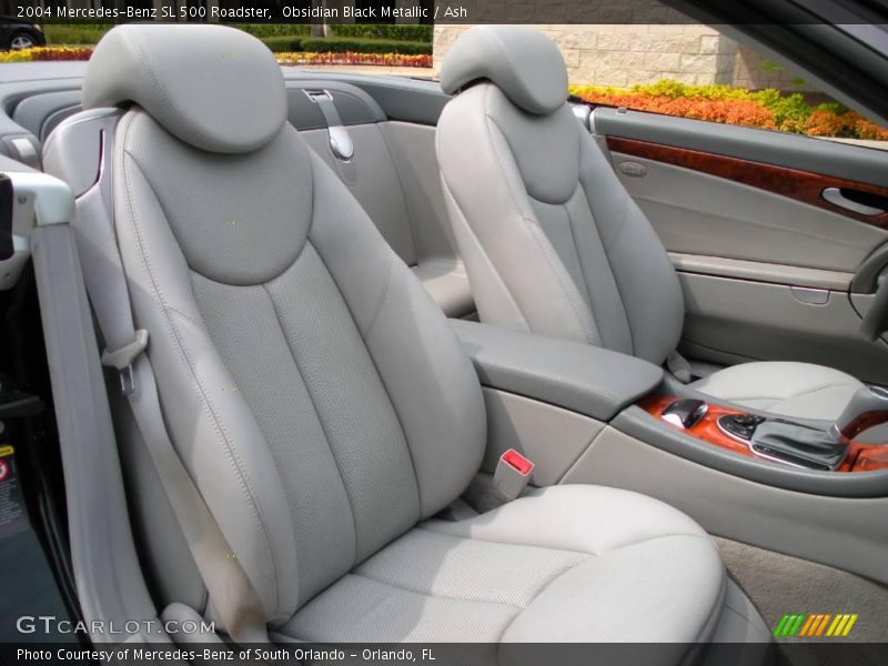 Obsidian Black Metallic / Ash 2004 Mercedes-Benz SL 500 Roadster