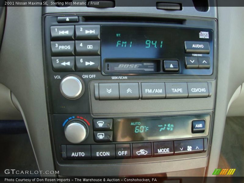 Sterling Mist Metallic / Frost 2001 Nissan Maxima SE