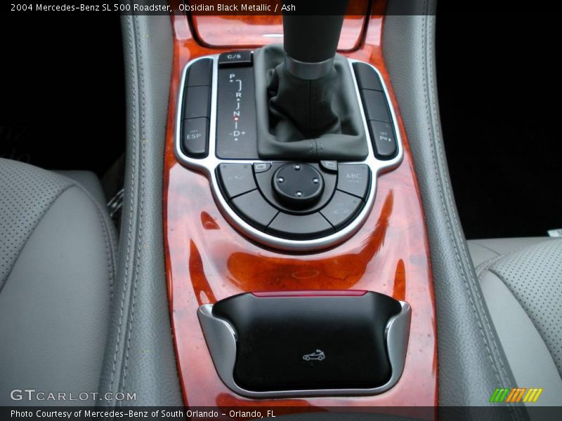 Obsidian Black Metallic / Ash 2004 Mercedes-Benz SL 500 Roadster