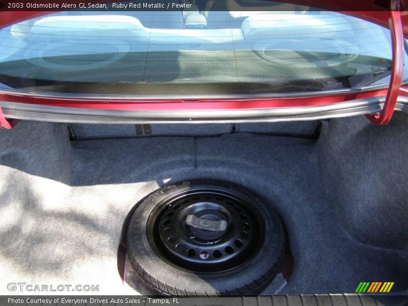 Ruby Red Metallic / Pewter 2003 Oldsmobile Alero GL Sedan