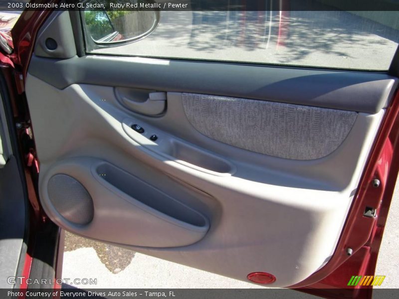 Ruby Red Metallic / Pewter 2003 Oldsmobile Alero GL Sedan