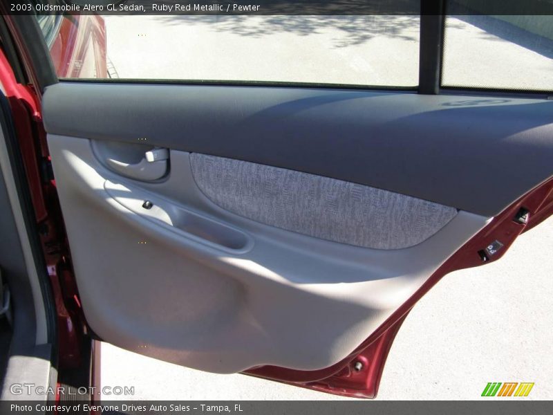 Ruby Red Metallic / Pewter 2003 Oldsmobile Alero GL Sedan