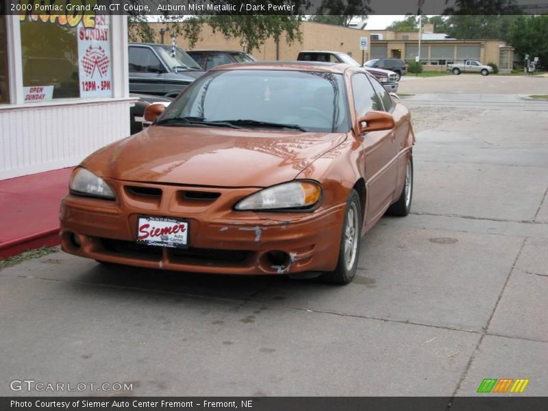 Auburn Mist Metallic / Dark Pewter 2000 Pontiac Grand Am GT Coupe