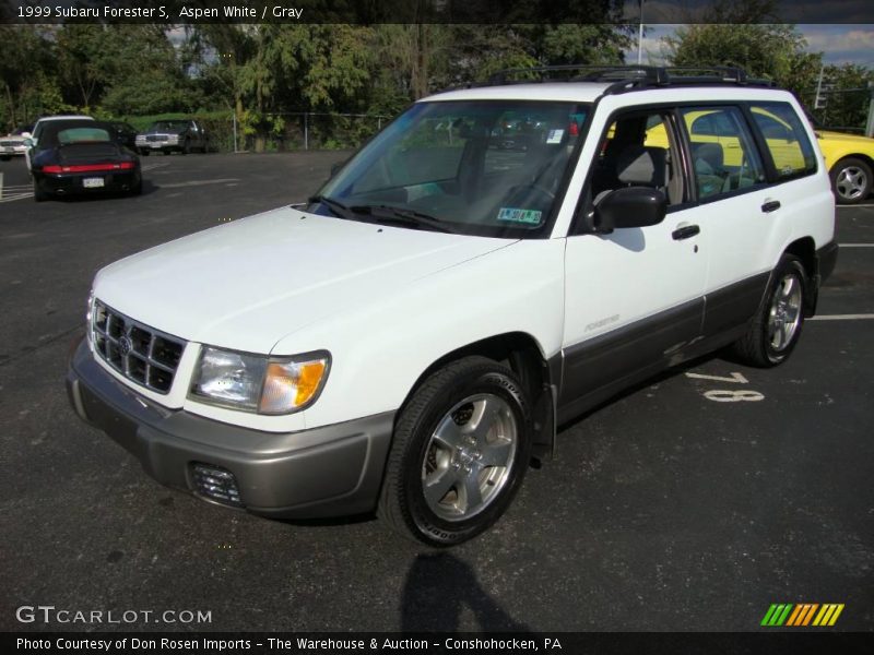 Aspen White / Gray 1999 Subaru Forester S