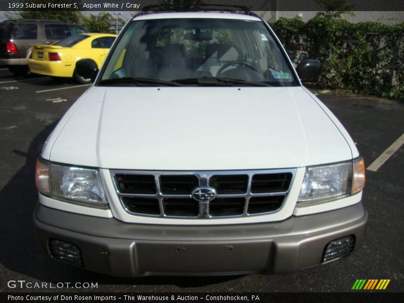 Aspen White / Gray 1999 Subaru Forester S
