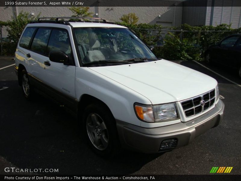Aspen White / Gray 1999 Subaru Forester S