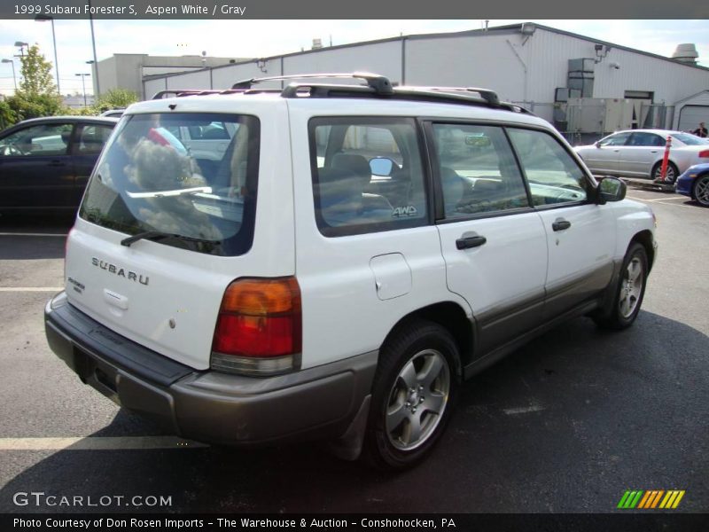 Aspen White / Gray 1999 Subaru Forester S