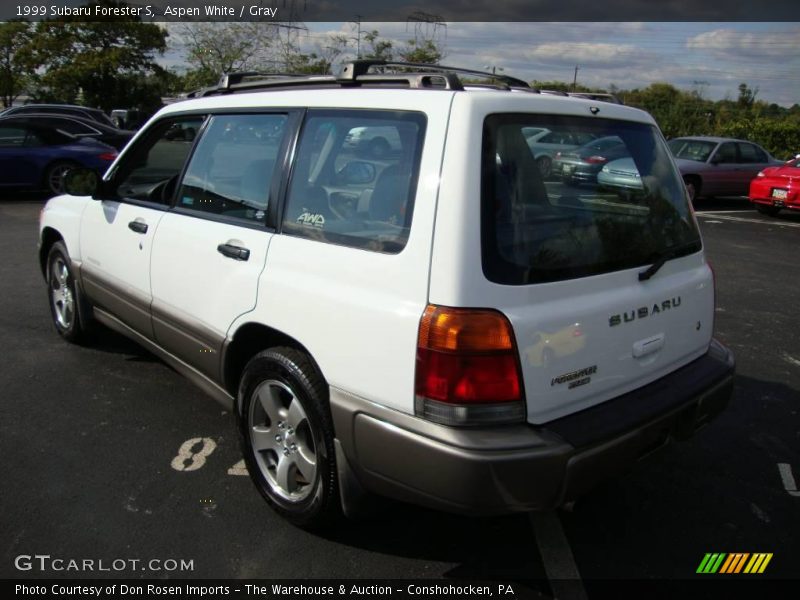 Aspen White / Gray 1999 Subaru Forester S