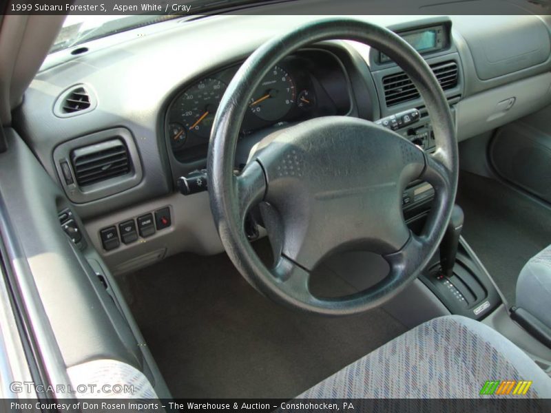 Aspen White / Gray 1999 Subaru Forester S