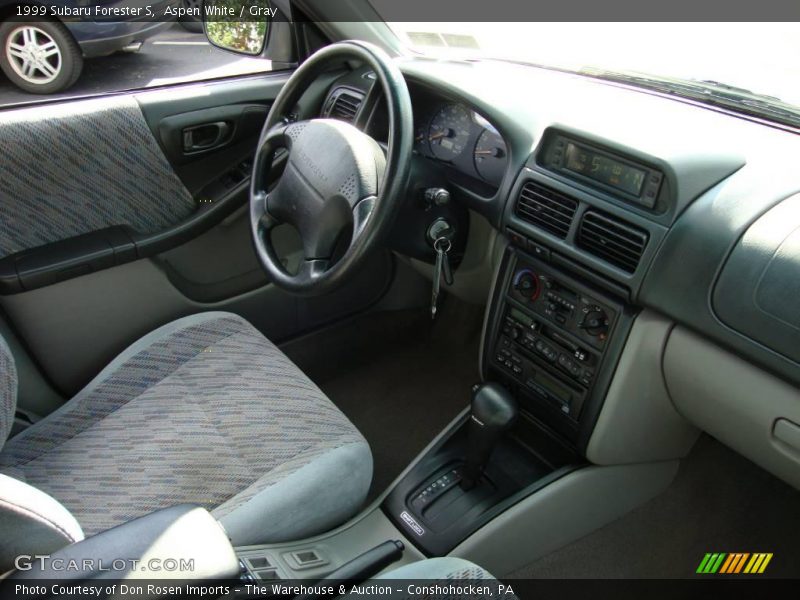 Aspen White / Gray 1999 Subaru Forester S