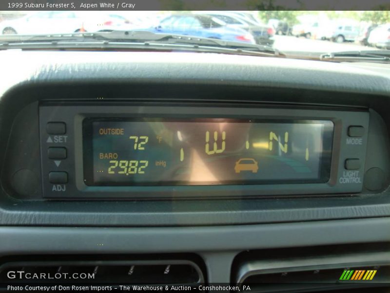 Aspen White / Gray 1999 Subaru Forester S