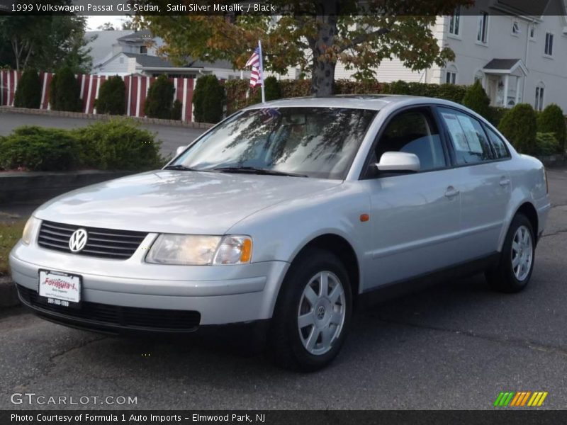 Satin Silver Metallic / Black 1999 Volkswagen Passat GLS Sedan