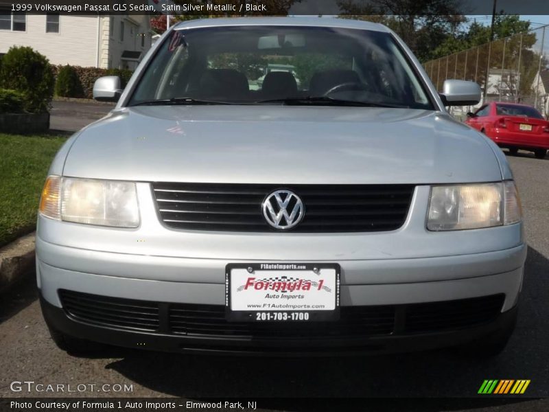 Satin Silver Metallic / Black 1999 Volkswagen Passat GLS Sedan