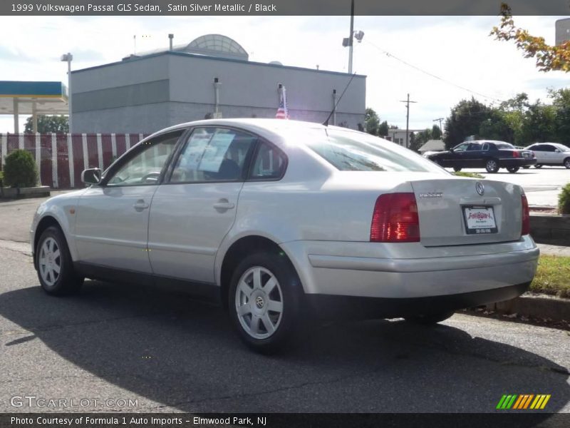 Satin Silver Metallic / Black 1999 Volkswagen Passat GLS Sedan