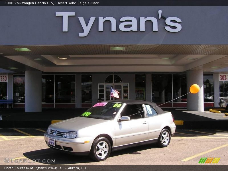Desert Wind Beige / Black 2000 Volkswagen Cabrio GLS