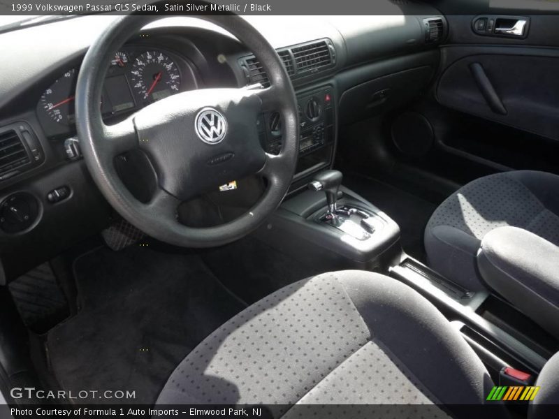 Satin Silver Metallic / Black 1999 Volkswagen Passat GLS Sedan