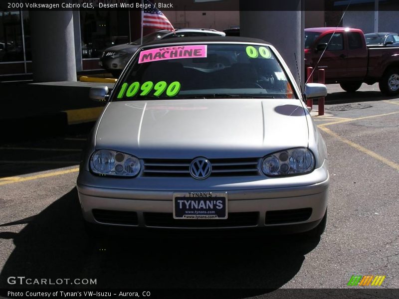 Desert Wind Beige / Black 2000 Volkswagen Cabrio GLS