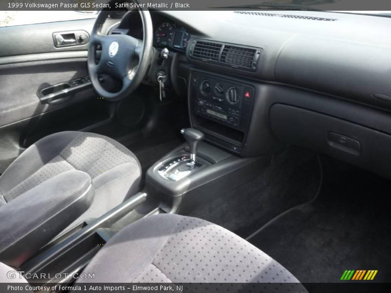 Satin Silver Metallic / Black 1999 Volkswagen Passat GLS Sedan