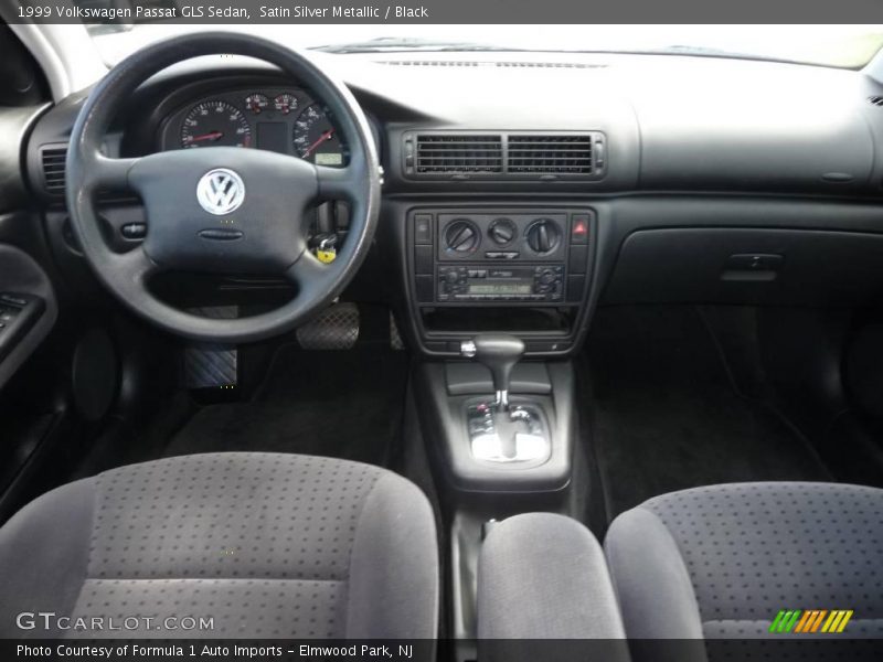 Satin Silver Metallic / Black 1999 Volkswagen Passat GLS Sedan