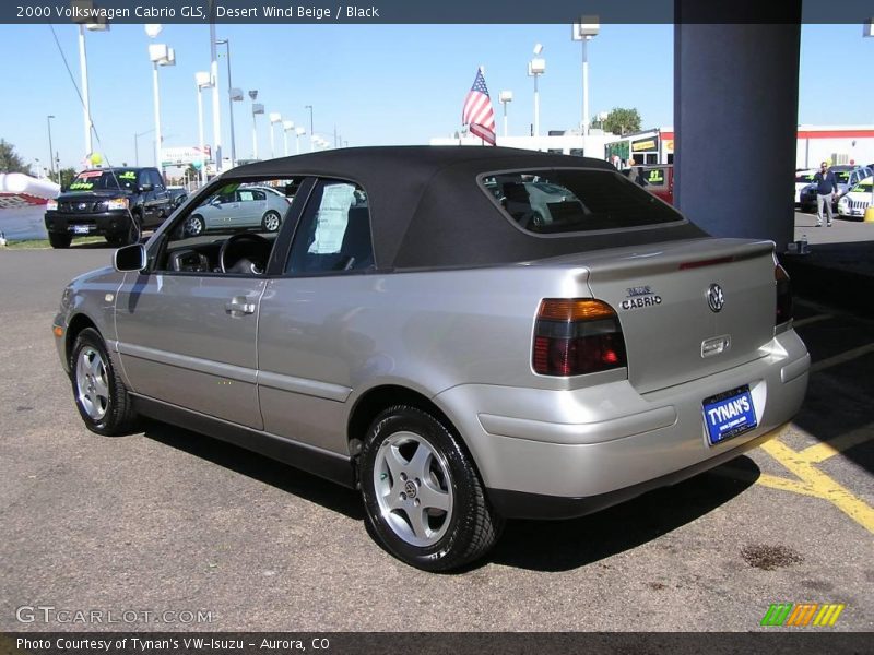 Desert Wind Beige / Black 2000 Volkswagen Cabrio GLS
