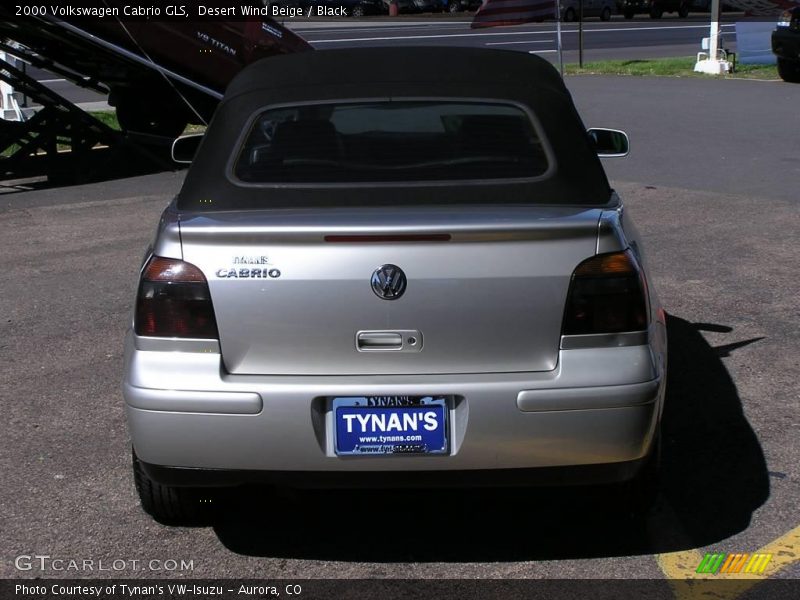 Desert Wind Beige / Black 2000 Volkswagen Cabrio GLS