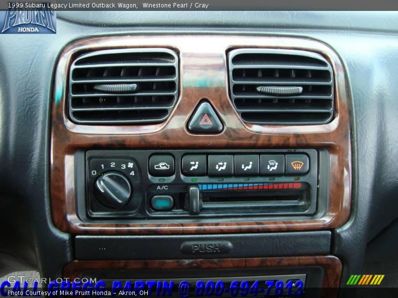 Winestone Pearl / Gray 1999 Subaru Legacy Limited Outback Wagon