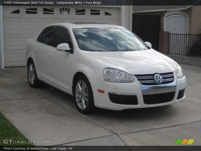 Campanella White / Pure Beige 2006 Volkswagen Jetta TDI Sedan