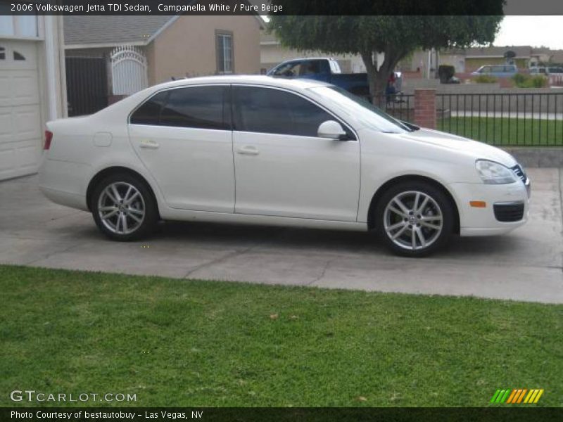 Campanella White / Pure Beige 2006 Volkswagen Jetta TDI Sedan