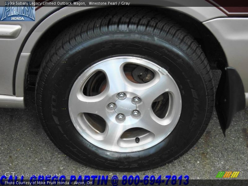 Winestone Pearl / Gray 1999 Subaru Legacy Limited Outback Wagon