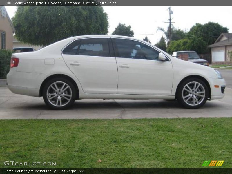 Campanella White / Pure Beige 2006 Volkswagen Jetta TDI Sedan