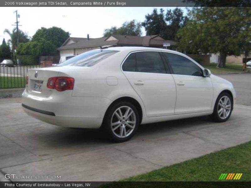 Campanella White / Pure Beige 2006 Volkswagen Jetta TDI Sedan