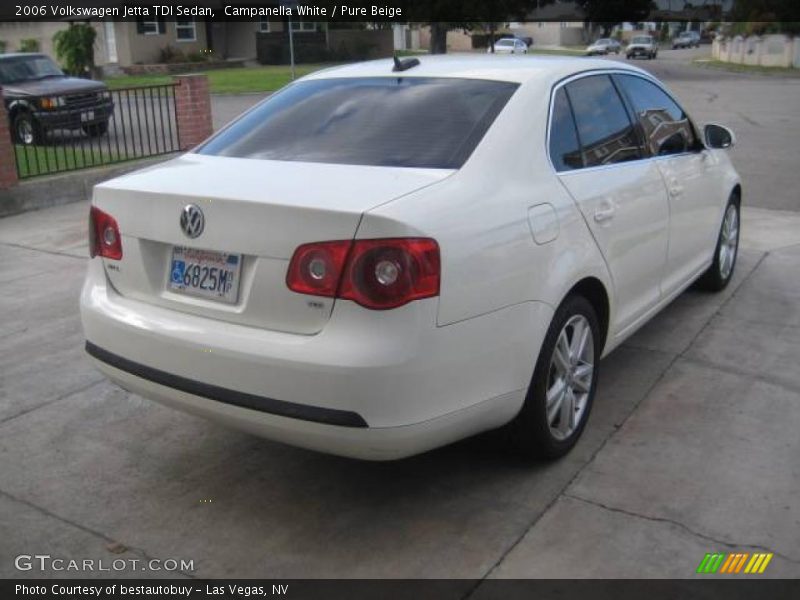 Campanella White / Pure Beige 2006 Volkswagen Jetta TDI Sedan