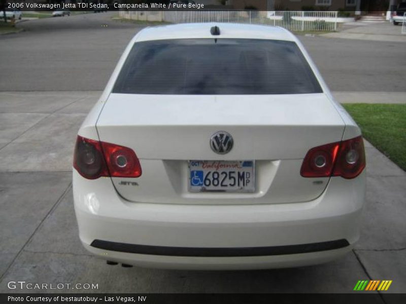 Campanella White / Pure Beige 2006 Volkswagen Jetta TDI Sedan