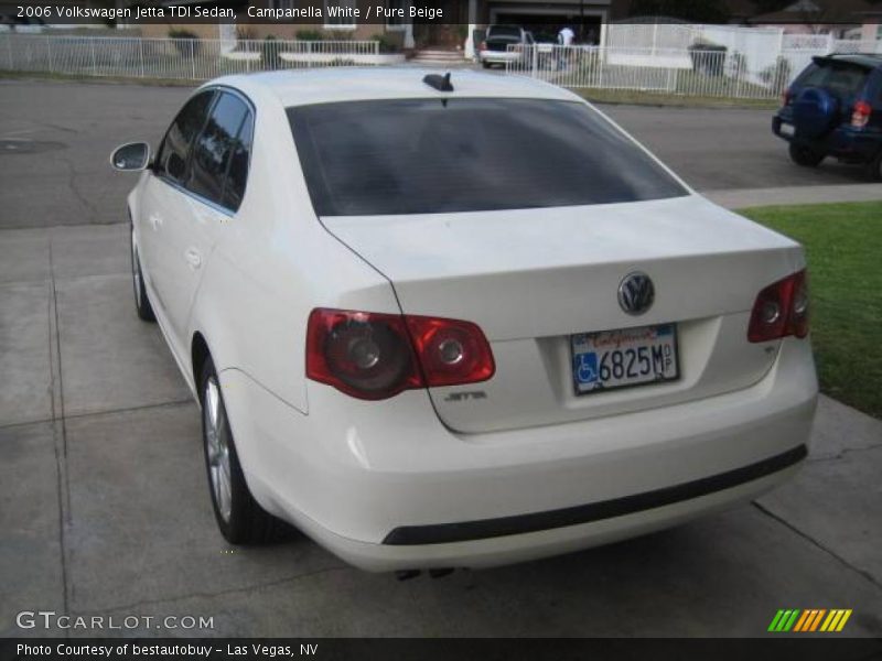 Campanella White / Pure Beige 2006 Volkswagen Jetta TDI Sedan