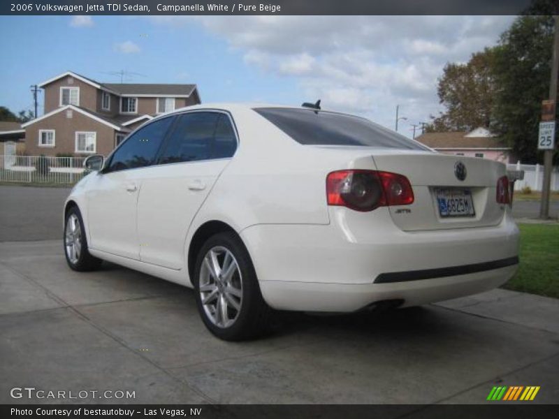 Campanella White / Pure Beige 2006 Volkswagen Jetta TDI Sedan