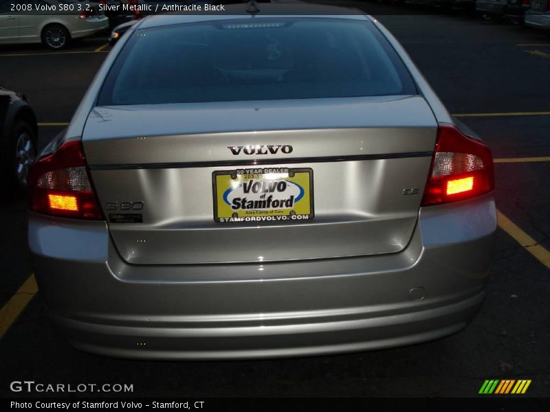 Silver Metallic / Anthracite Black 2008 Volvo S80 3.2