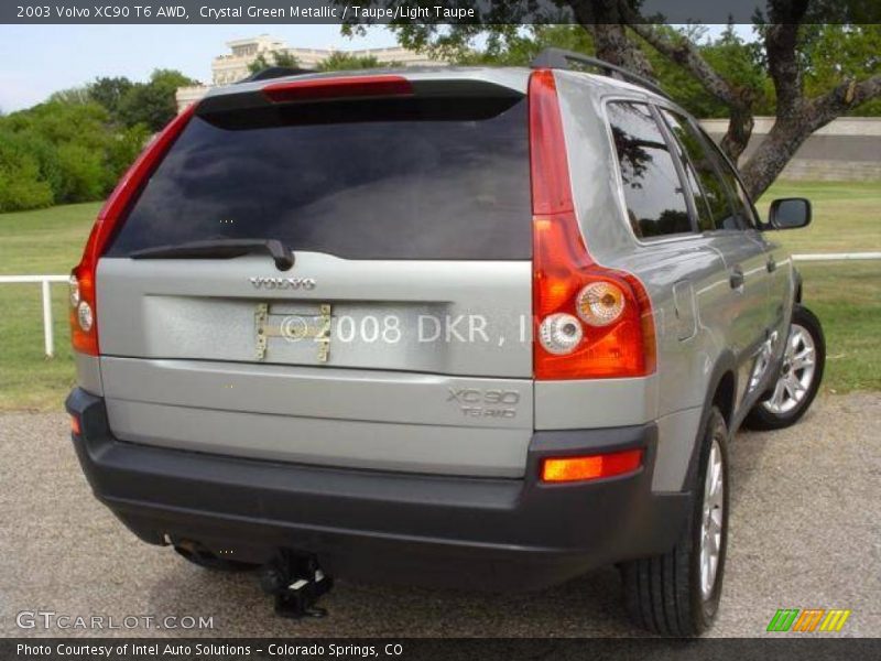 Crystal Green Metallic / Taupe/Light Taupe 2003 Volvo XC90 T6 AWD