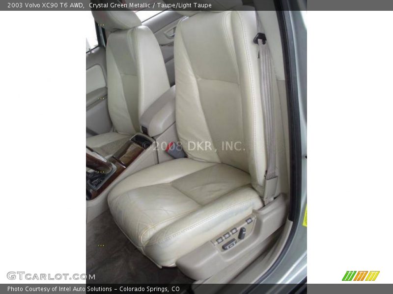Crystal Green Metallic / Taupe/Light Taupe 2003 Volvo XC90 T6 AWD