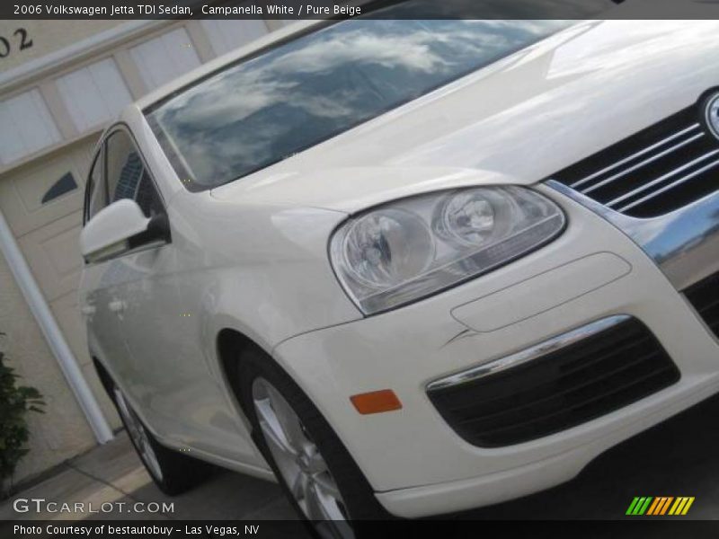 Campanella White / Pure Beige 2006 Volkswagen Jetta TDI Sedan