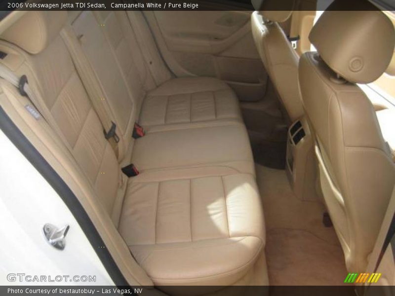 Campanella White / Pure Beige 2006 Volkswagen Jetta TDI Sedan