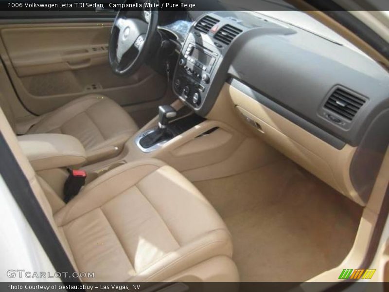 Campanella White / Pure Beige 2006 Volkswagen Jetta TDI Sedan