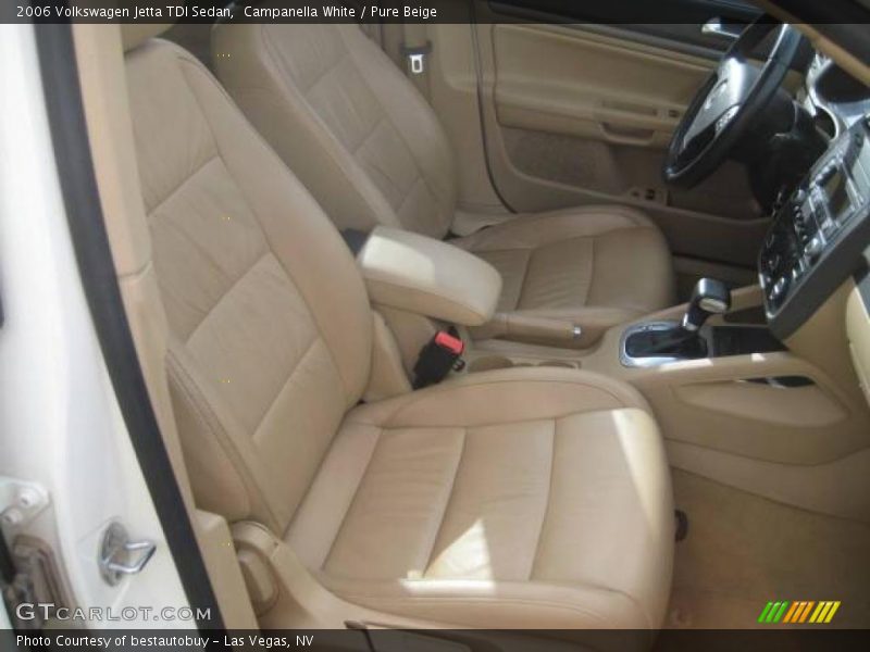 Campanella White / Pure Beige 2006 Volkswagen Jetta TDI Sedan
