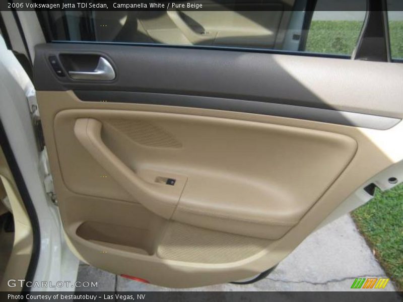 Campanella White / Pure Beige 2006 Volkswagen Jetta TDI Sedan