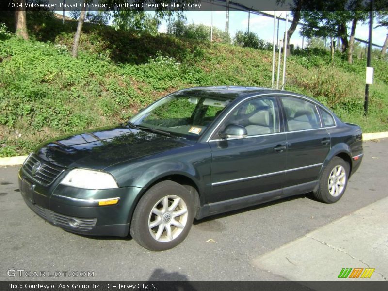 Northern Green Metallic / Grey 2004 Volkswagen Passat GLS Sedan