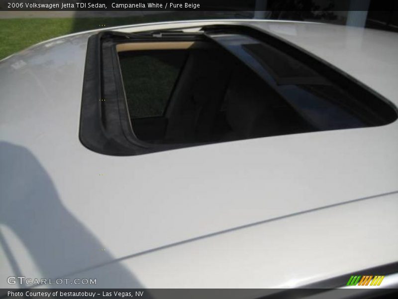 Campanella White / Pure Beige 2006 Volkswagen Jetta TDI Sedan