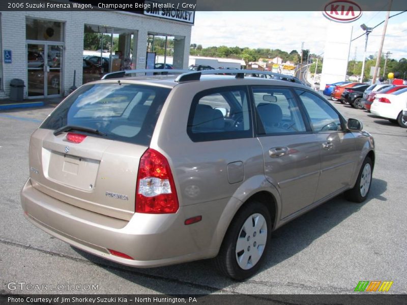 Champagne Beige Metallic / Grey 2006 Suzuki Forenza Wagon
